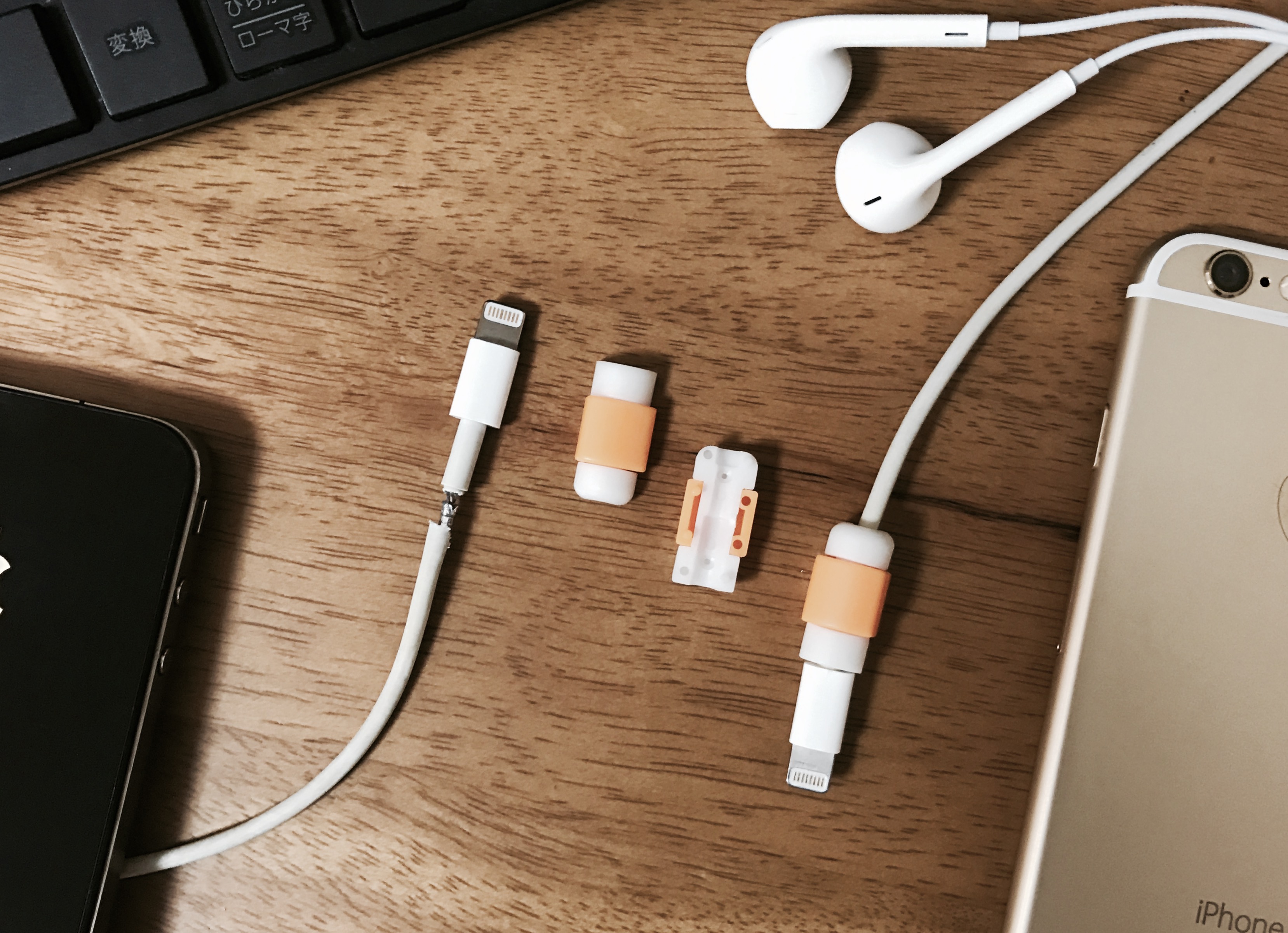 iPhoneのライトニングケーブル根本断線を予防するマストアイテム