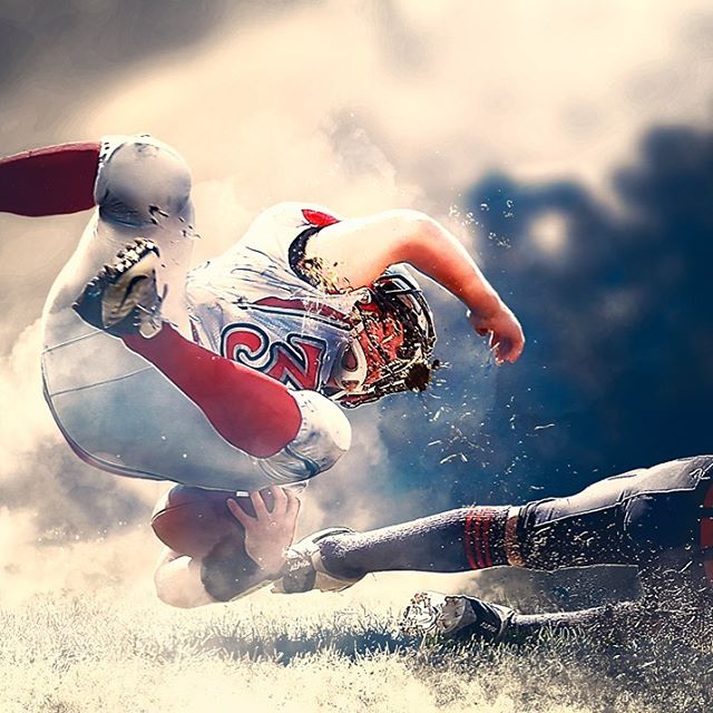 Photoshopでスポーツ系のレタッチ。