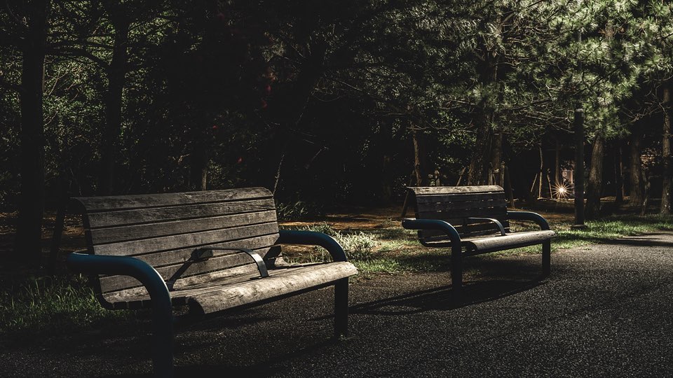 深夜の公園。 – from Instagram