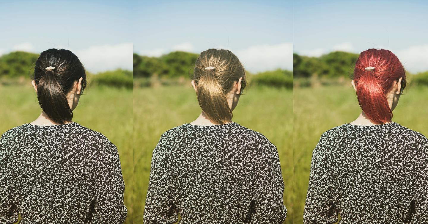 change hair color.Photoshop での髪色変更のレタッチです。黒髪からブロンド、赤へカラーチェンジをしてます。ノイズが出ないように、自然なレタッチになります。 – フォトレタッチ