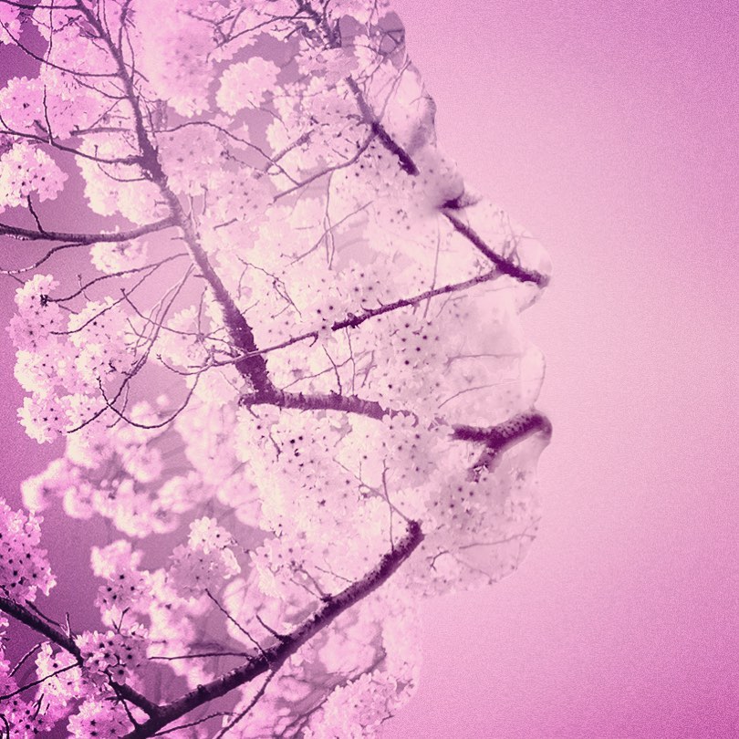 多重露光 アート風のレタッチ。人物と風景のバランスが難しい、簡単に出来るかなと思ったけど結構時間を使った。ただ、面白い。 – フォトレタッチ